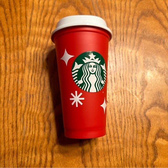 Starbucks 25 Years Of Holidays  Cup Cher New with Lid - Picture 1 of 6